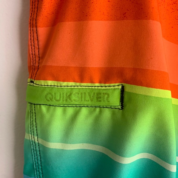 Quiksilver Multicolor Striped Board Shorts - Picture 3 of 7